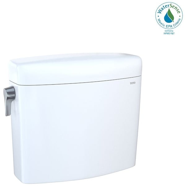 Toto Aquia IV Cube Dual Flush 1.28 and 0.9 GPF Toilet Tank Only Cotton White ST436EMNA#01 - main